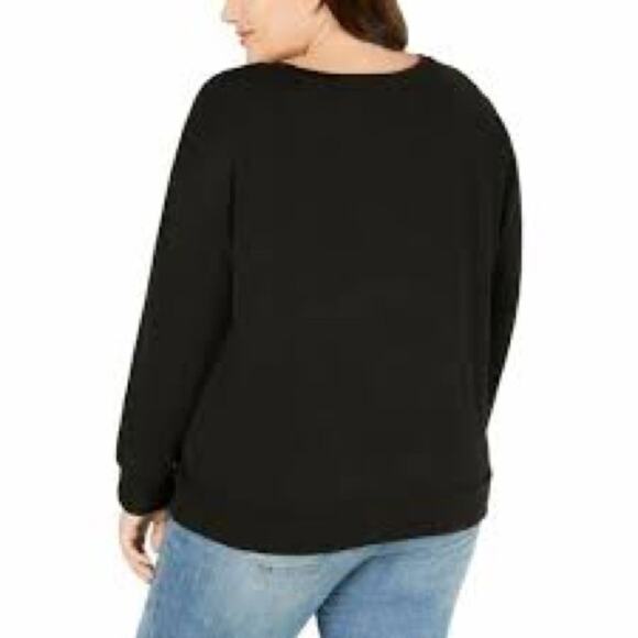 Style & Co. Womens Floral Embroidered Sweater-3X - Picture 2 of 3